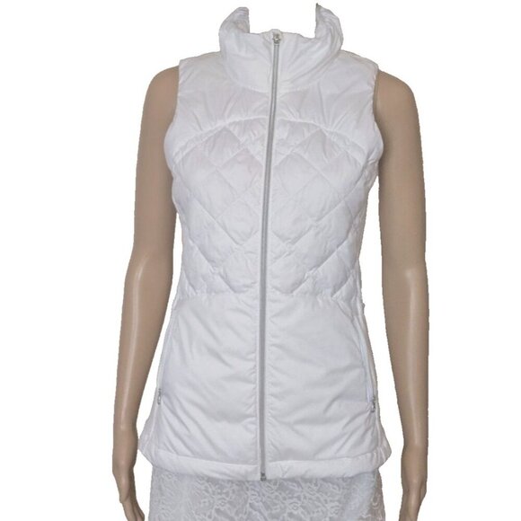 Lululemon women's Down For A Run white Vest size 4 - Picture 4 of 9